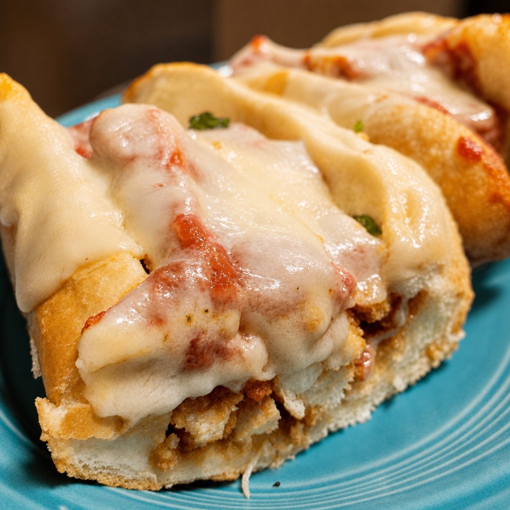 Chicken Parmigiana Sub.