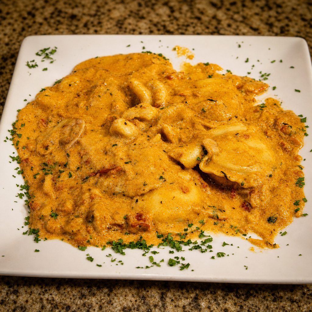 Lobster Ravioli.