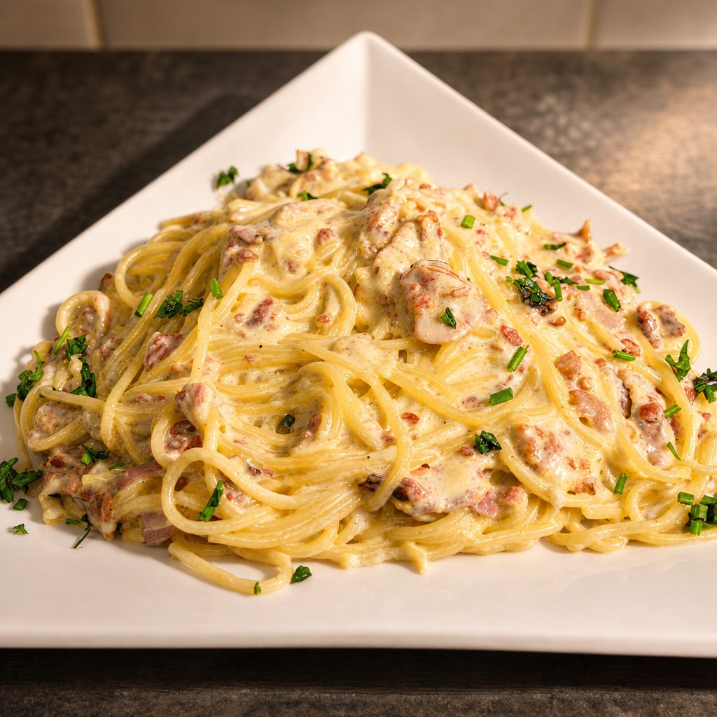 Spaghetti Carbonara.