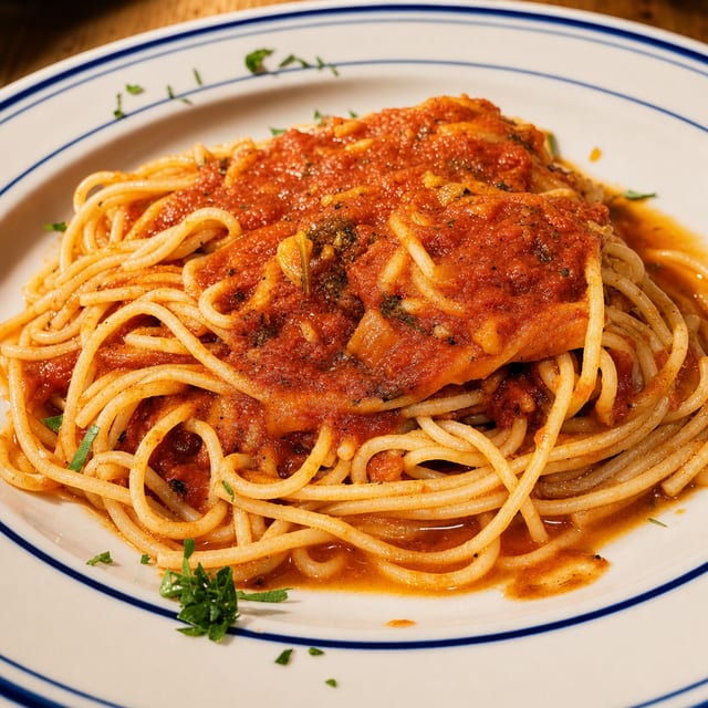 Kids Spaghetti Marinara.