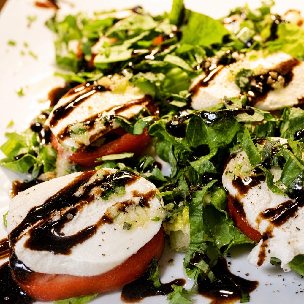 Mozzarella Caprese.