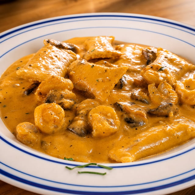 Stuffed Cheese Rigatoni.