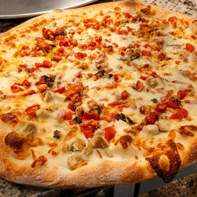 Italian Chicken Pizza.